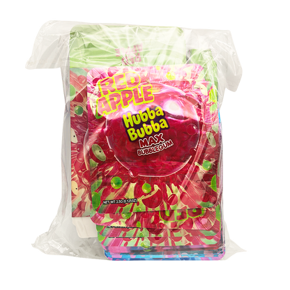 25 Pack – 3.5g Shaped Mylar Bags & Boxes Set (5 Design Mix) Hubba Bubba Gum Flavor