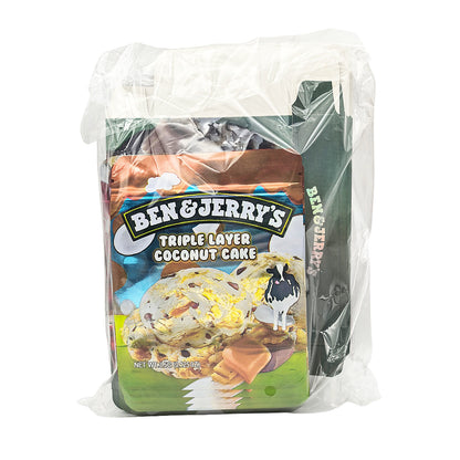 25 Pack – 3.5g Shaped Mylar Bags & Boxes Set (5 Design Mix) Ben & Jerry's Ice Cream