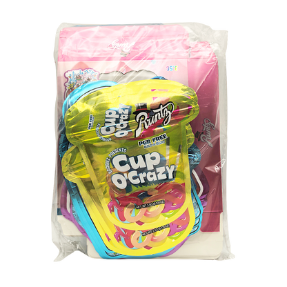25 Pack – 3.5g Shaped Mylar Bags & Boxes Set (5 Design Mix) Runtz Styles 1