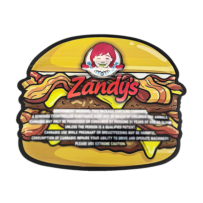 50 Pack – 3.5g Special Die Cut Shaped Mylar Bag - Zandys