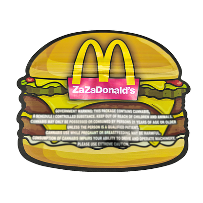 50 Pack – 3.5g Special Die Cut Shaped Mylar Bag - ZazaDonalds