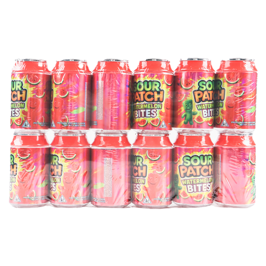 3.5g Plastic Soda Can Jar - Sour Patch Watermelon Bites (12 Count)