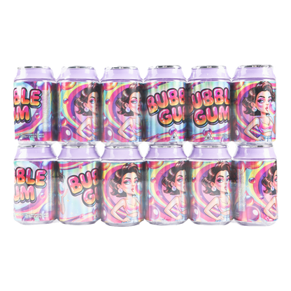 3.5g Plastic Soda Can Jar - Bubble Gum (12 Count)