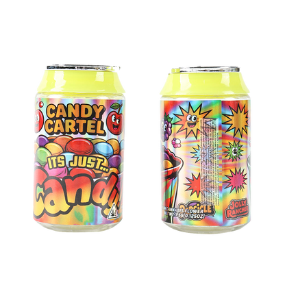 3.5g Plastic Soda Can Jar - Candy Cartel Its Just Candy (12 Count)
