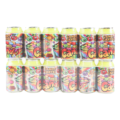 3.5g Plastic Soda Can Jar - Candy Cartel Its Just Candy (12 Count)
