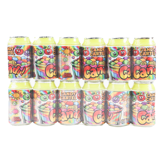 3.5g Plastic Soda Can Jar - Candy Cartel Its Just Candy (12 Count)