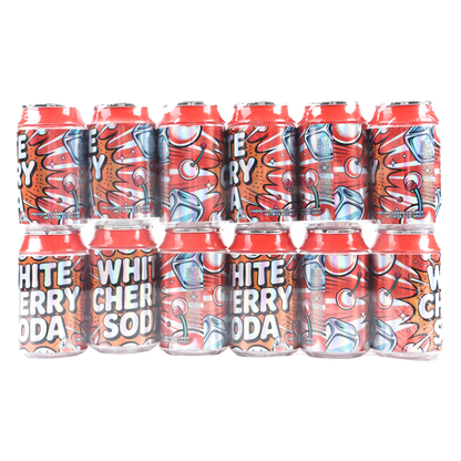 3.5g Plastic Soda Can Jar - White Cherry Soda (12 Count)
