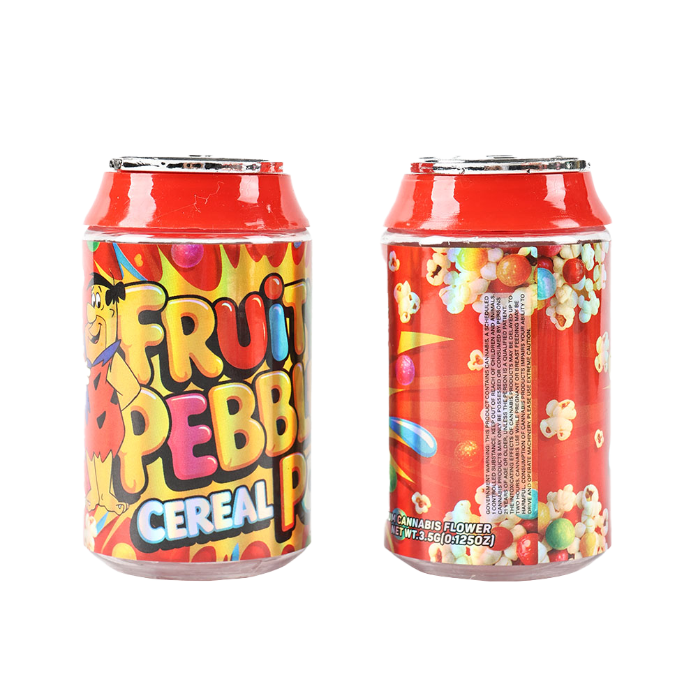 3.5g Plastic Soda Can Jar - Fruity Pebbles Pop (12 Count)