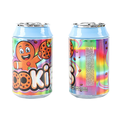 3.5g Plastic Soda Can Jar - Cookies (12 Count)