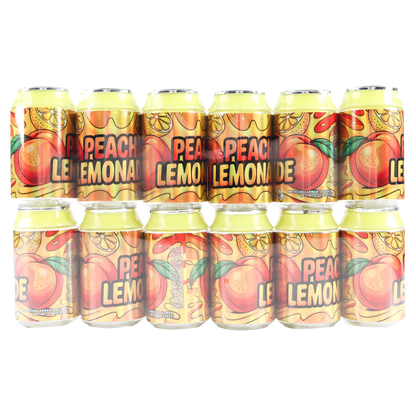 3.5g Plastic Soda Can Jar - Peach Lemonade (12 Count)