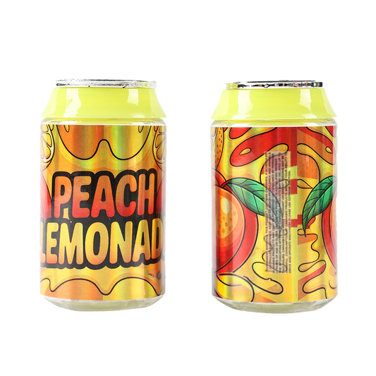 (12 Count) – Peach Lemonade 3.5 Size Plastic Jar