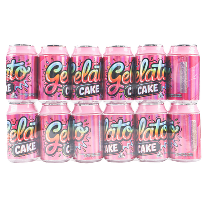 3.5g Plastic Soda Can Jar - Gelato Cake (12 Count)