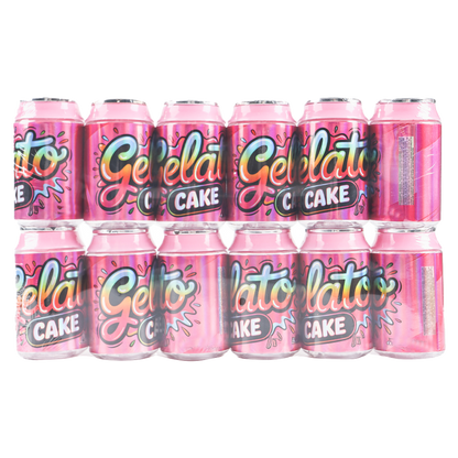 (12 Count) – Gelato Cake 3.5 Size Plastic Jar