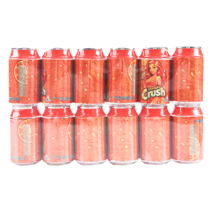 3.5g Plastic Soda Can Jar - Orange Crush (12 Count)