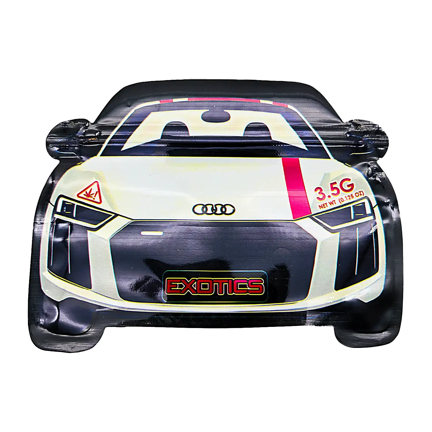 3.5g Shaped Mylar Bag - Audi Car (50 Count)