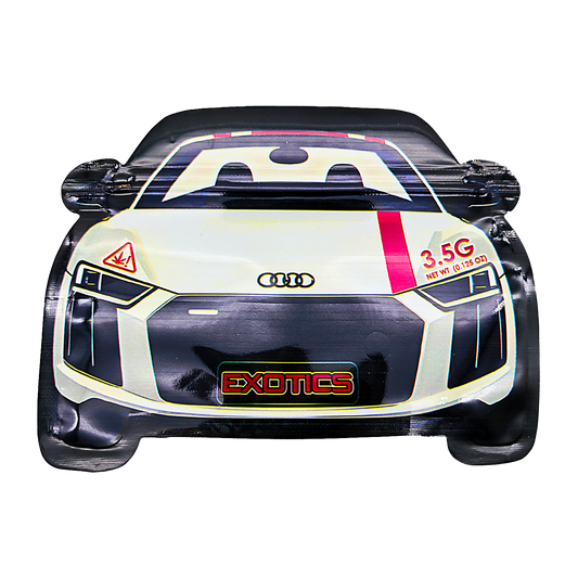 3.5g Shaped Mylar Bag - Audi Car (50 Count)