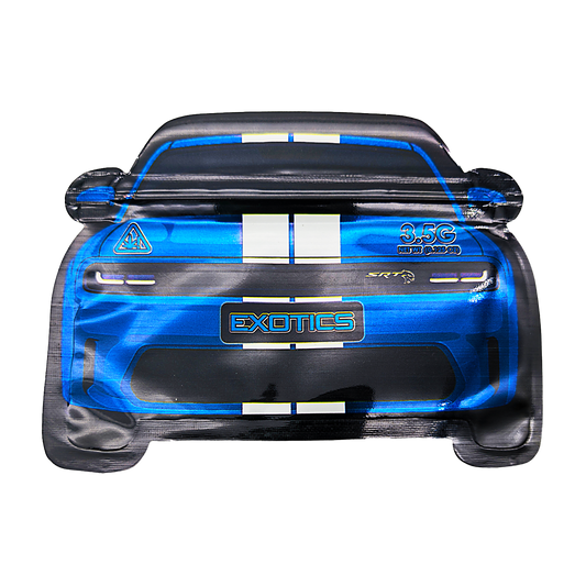 3.5g Shaped Mylar Bag - Dodge SRT Car (50 Count)