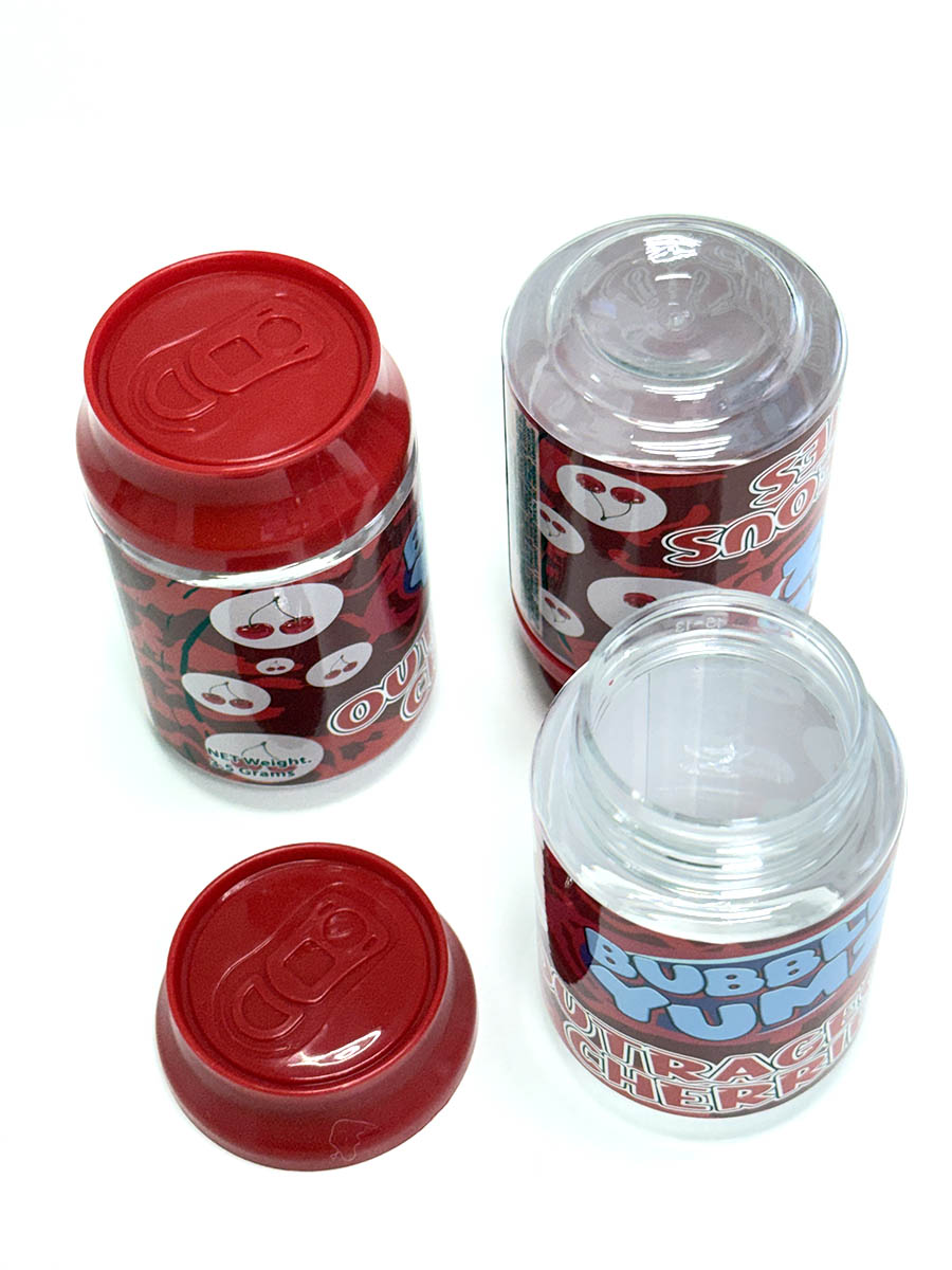 (12 Count) – 3.5 Size Plastic Storage Jar | 54 Color Styles