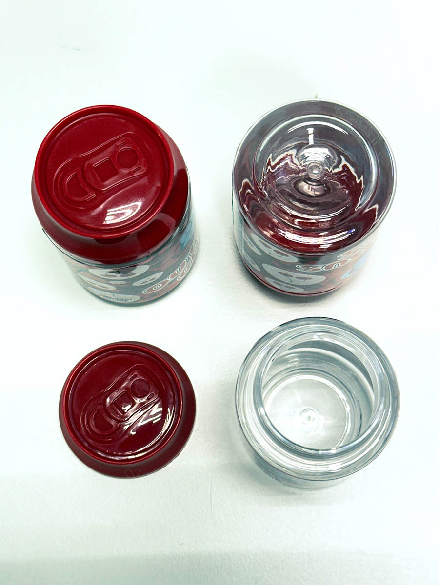 (12 Count) – 3.5 Size Plastic Storage Jar | 54 Color Styles