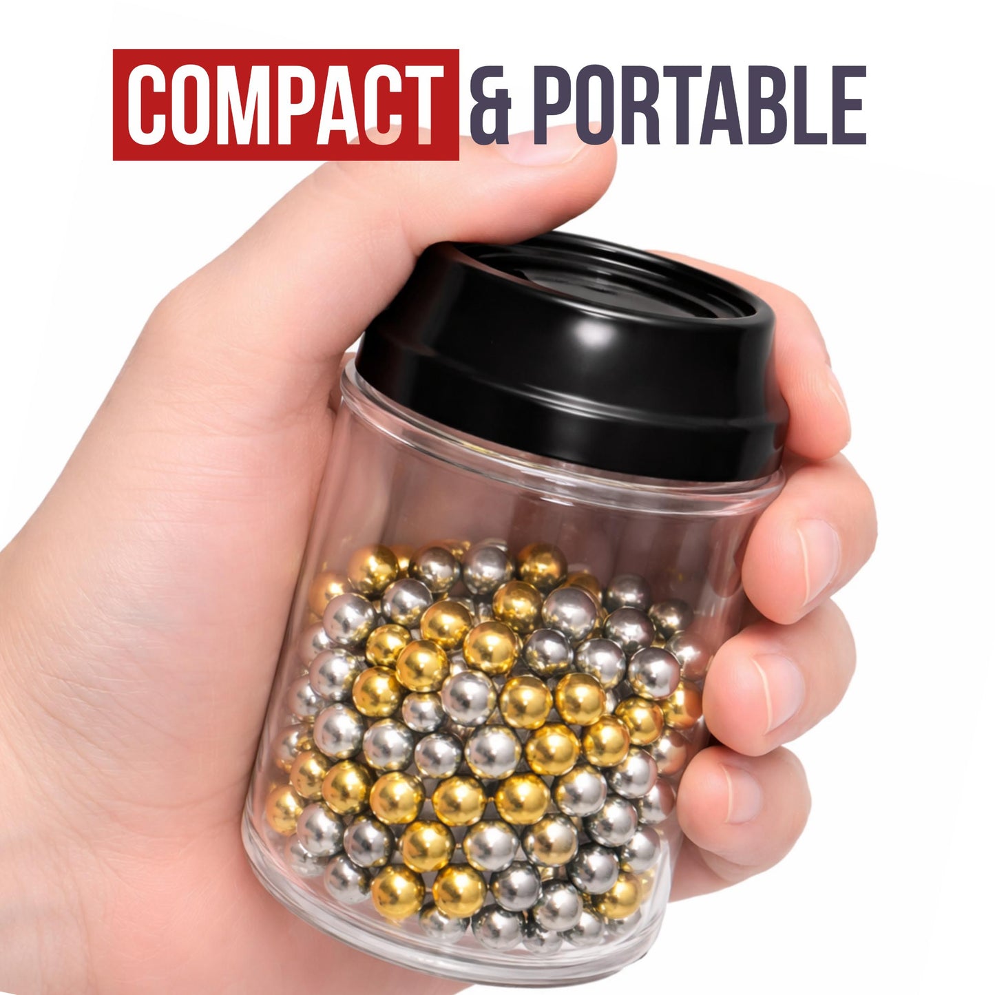 (12 Count) Clear Soda Can Style Storage Containers with Lids – Reusable Decorative Organizer Set