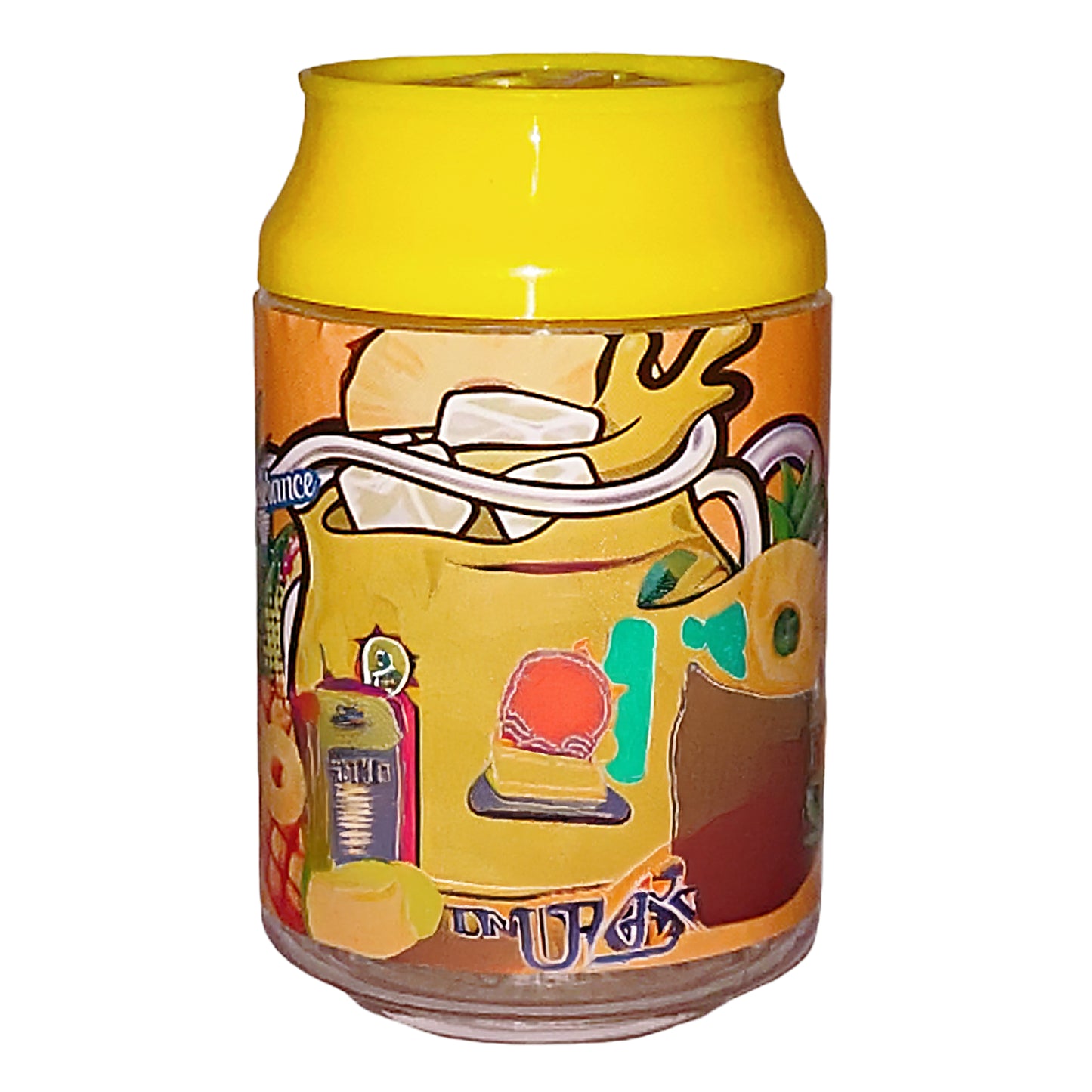 (12 Count) – 3.5 Size Plastic Storage Jars | 10 Color Styles (1-10)