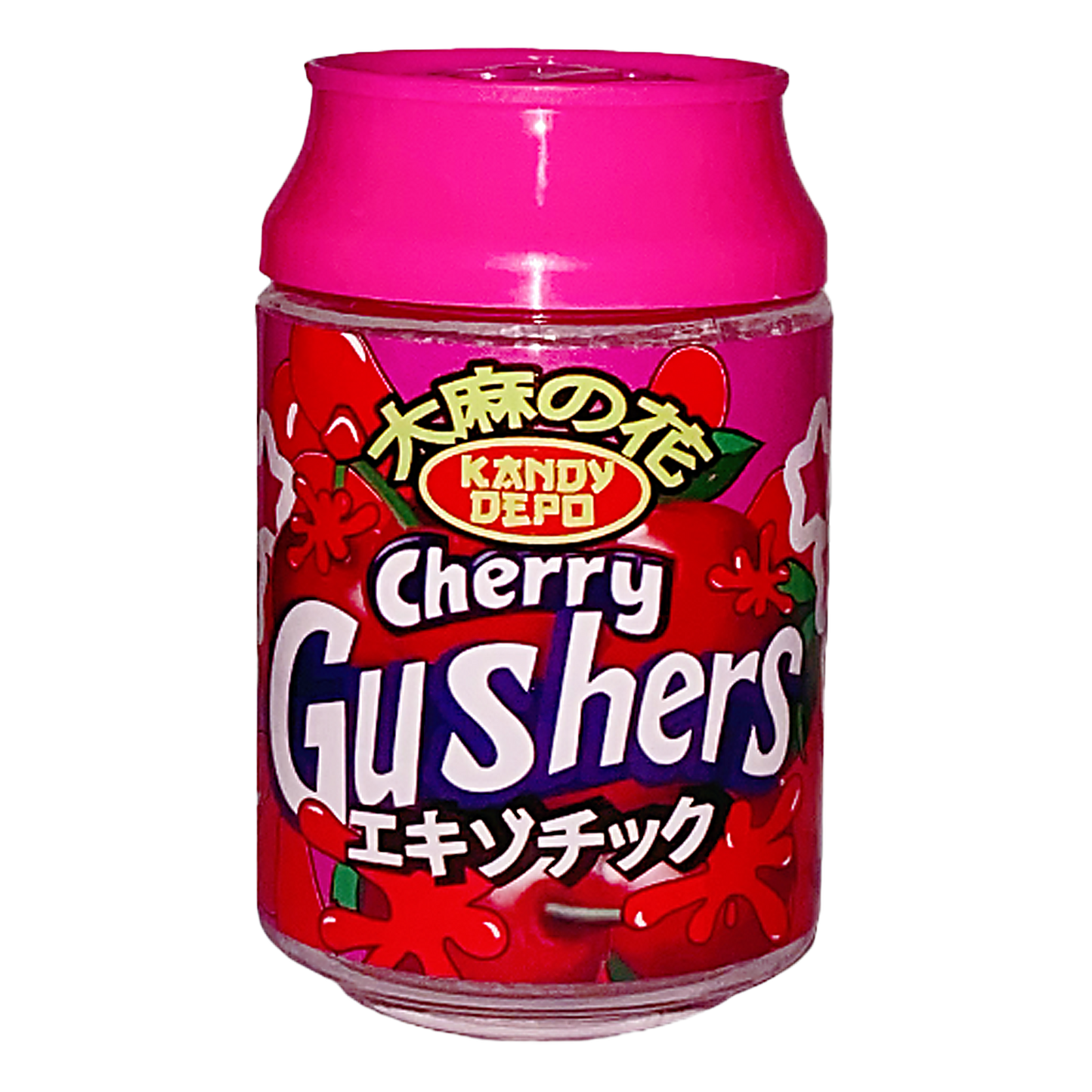 (12 Count) – K Depo Cherry  3.5 Size Plastic Jar