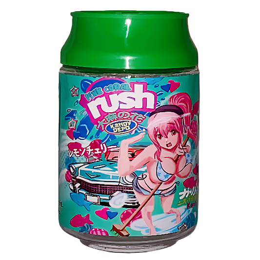 (12 Count) – Pink Coral Crush 3.5 Size Plastic Jar