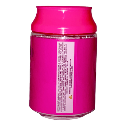 3.5g Plastic Soda Can Jar - Pink Cherry Gobstopper (12 Count)