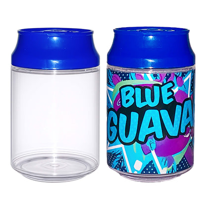 (12 Count) Clear Soda Can Style Storage Containers with Lids – Reusable Decorative Organizer Set