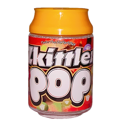 3.5g Plastic Soda Can Jar - Zkittlez Pop (12 Count)