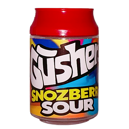 3.5g Plastic Soda Can Jar - Gushers Snozberry Sour (12 Count)