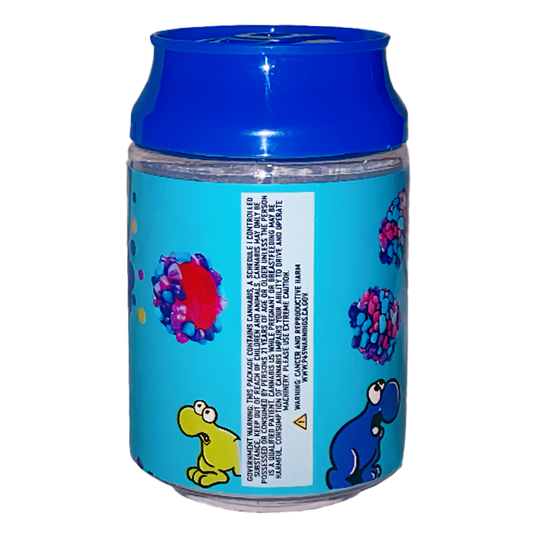 3.5g Plastic Soda Can Jar - Tropical Candy (12 Count)