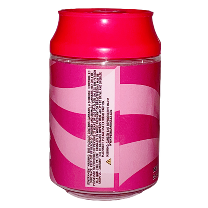 3.5g Plastic Soda Can Jar - Pink Kama-Kaw (12 Count)