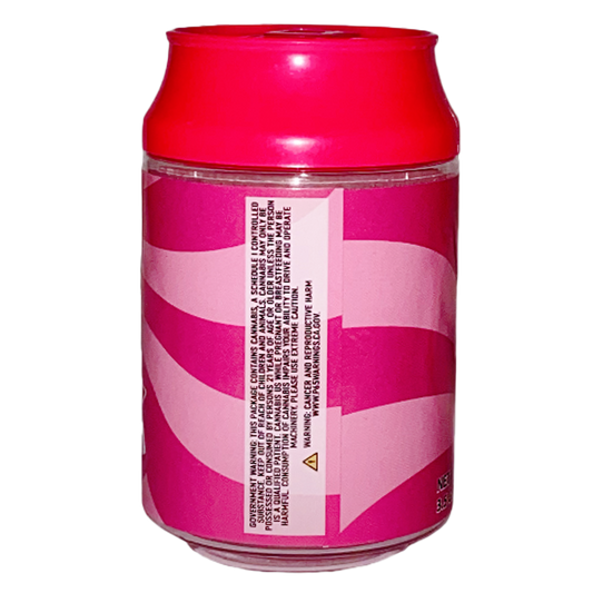 3.5g Plastic Soda Can Jar - Pink Kama-Kaw (12 Count)