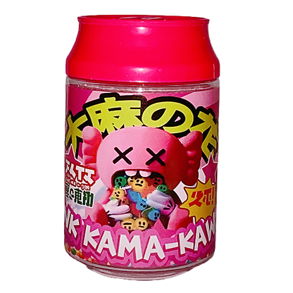 (12 Count) – Pink Kama-Kaw 3.5 Size Plastic Jar