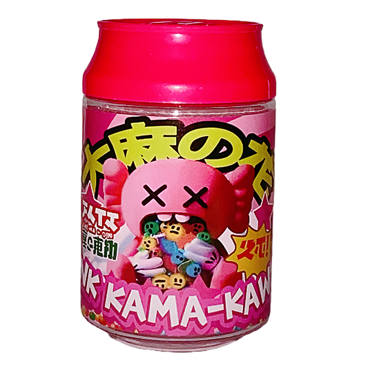 (12 Count) – Pink Kama-Kaw 3.5 Size Plastic Jar