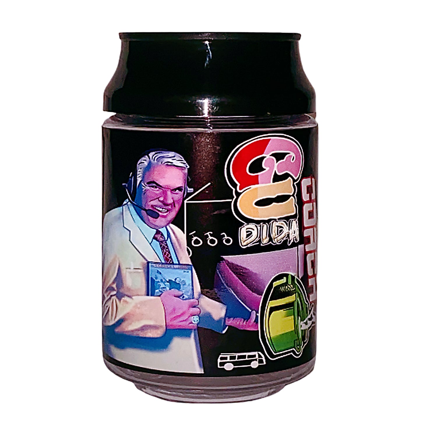 (12 Count) – 3.5 Size Plastic Storage Jars | 10 Color Styles (21-30)