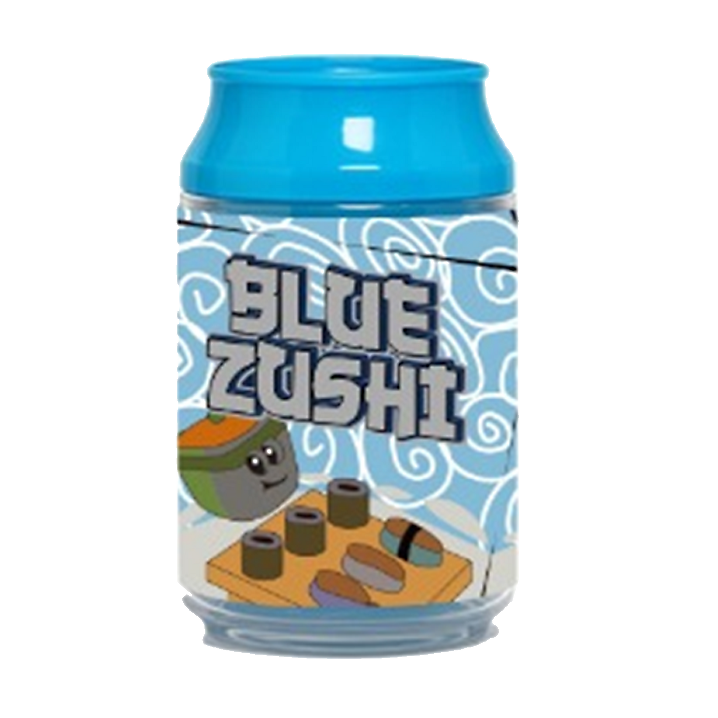(12 Count) – Blue Zushi 3.5 Size Plastic Jar