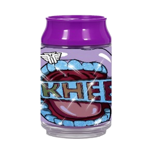 (12 Count) – Purple Khee 3.5 Size Plastic Jar
