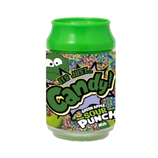 (12 Count) – Green Apple Zour 3.5 Size Plastic Jar