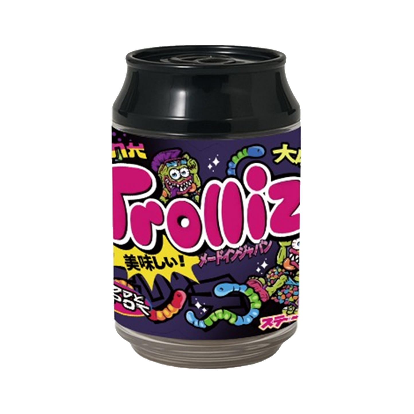 12 Pack -Soda Can Style Plastic Storage Containers with Lids - Trolliz Kandy Depo