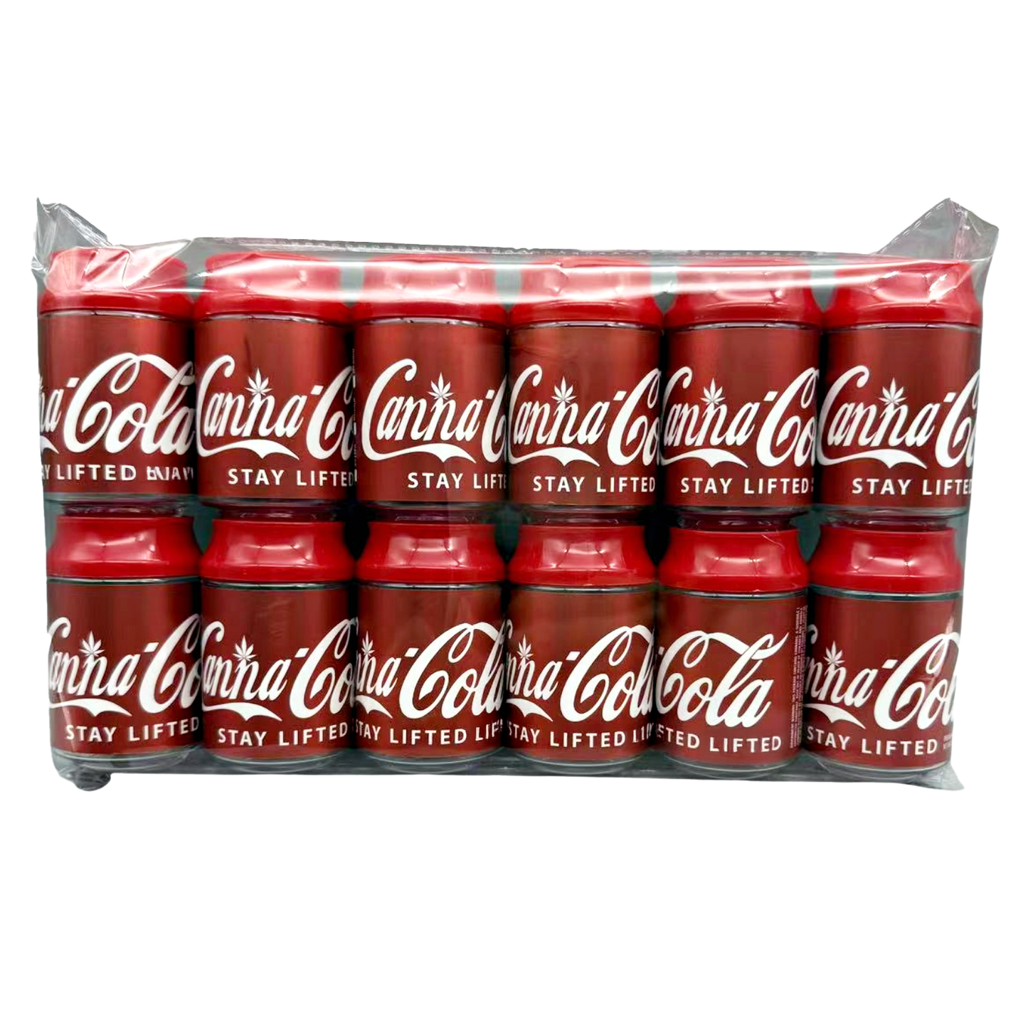 3.5g Plastic Soda Can Jar - Canna-Cola (12 Count)