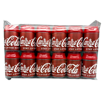 3.5g Plastic Soda Can Jar - Canna-Cola (12 Count)