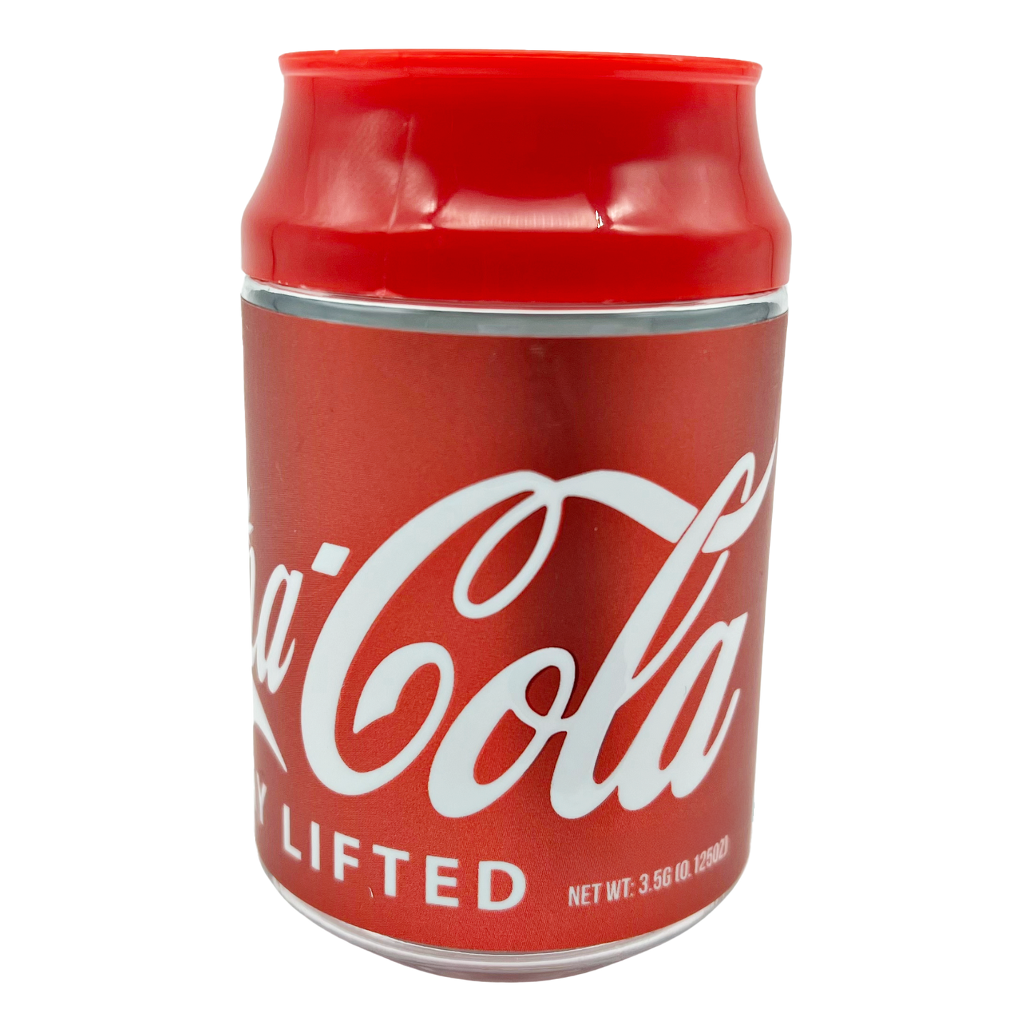 3.5g Plastic Soda Can Jar - Canna-Cola (12 Count)