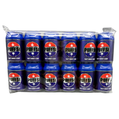 3.5g Plastic Soda Can Jar - Puffsi (12 Count)