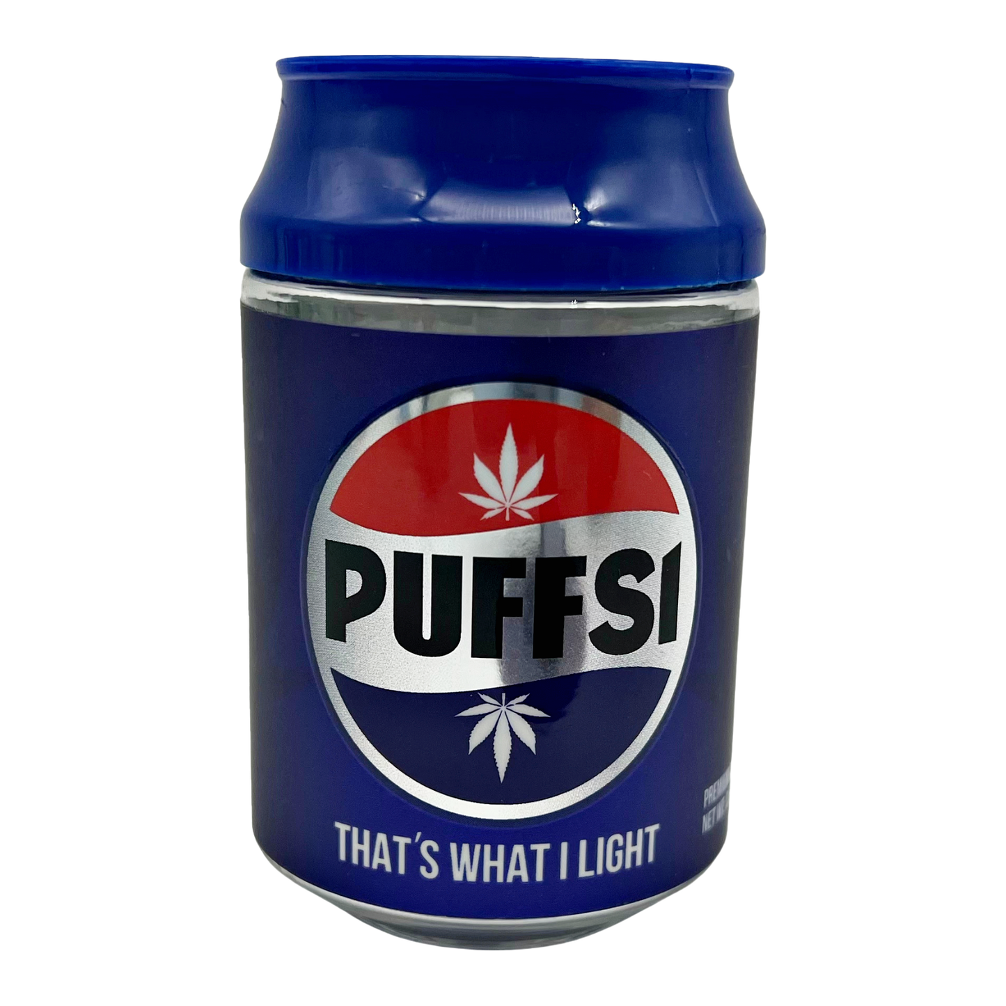 3.5g Plastic Soda Can Jar - Puffsi (12 Count)