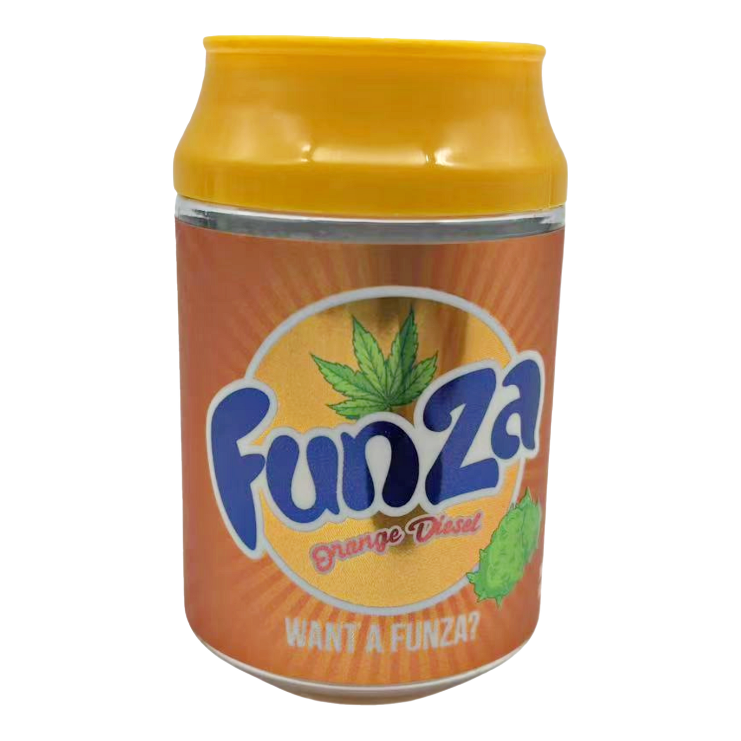 3.5g Plastic Soda Can Jar - FunZa (12 Count)