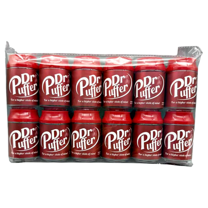3.5g Plastic Soda Can Jar - Dr Puffer (12 Count)