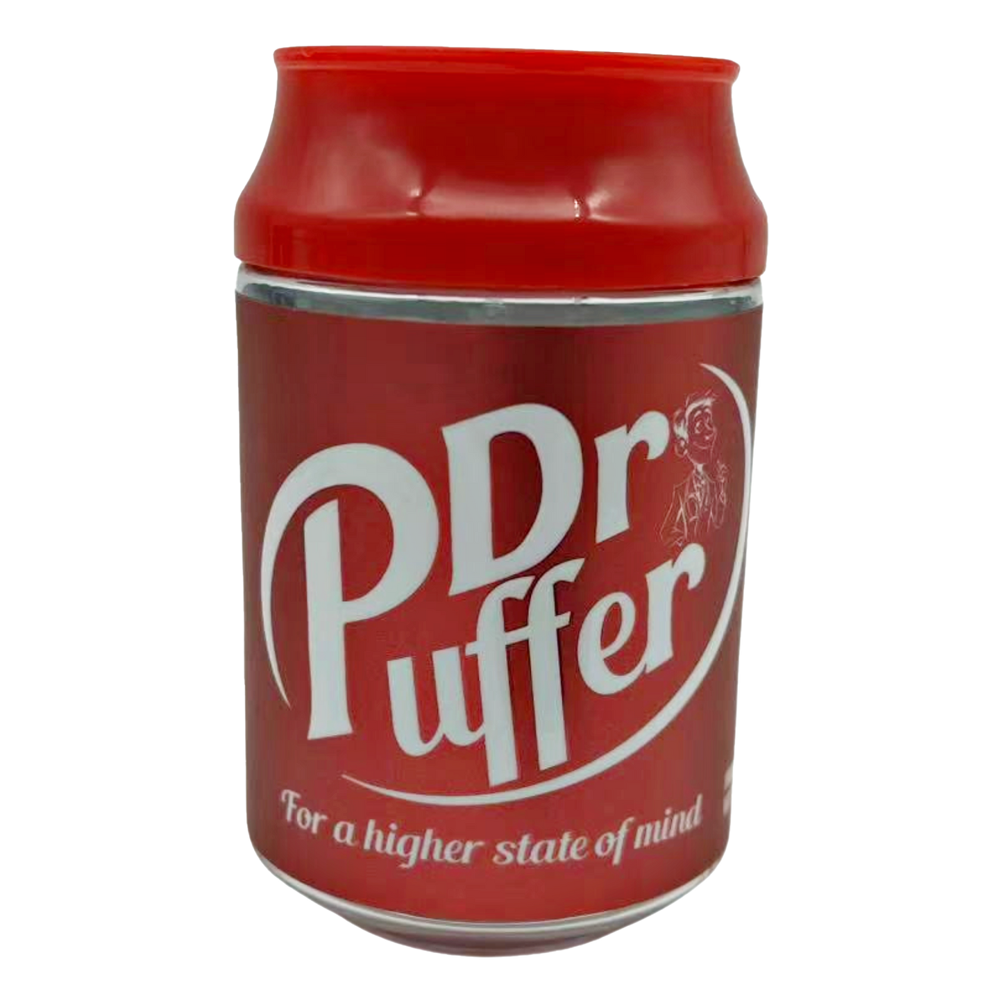 3.5g Plastic Soda Can Jar - Dr Puffer (12 Count)