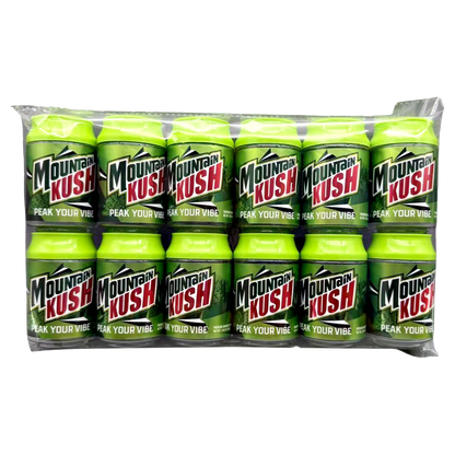 3.5g Plastic Soda Can Jar - Mountain Kush (12 Count)